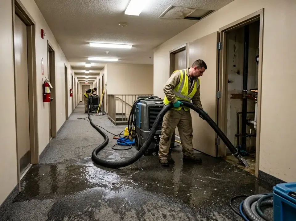 multi-unit-apartment-hallway-f-005 — frequently asked questions, Emergency Burst Pipe Water Extraction & Removal in Watsonvi…